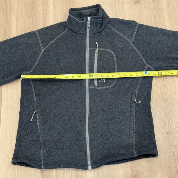 Avalanche Thermal Outdoors Sweatshirt Mens Size XL Grey Zip Up Sweater - Picture 10 of 12
